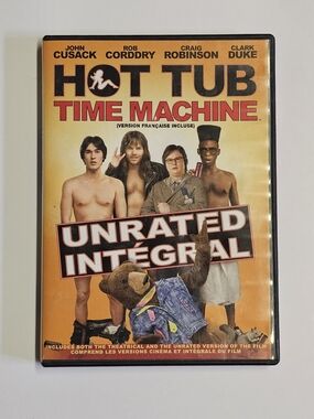 Hot Tub Time Machine DVD Unrated Theatrical Canadian Bilingual Comedy